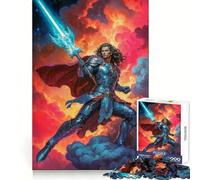 Archangel Michael Jigsaw Puzzles 1000 Pieces for Teenagers Reason Boost Vivid Print Enjoyable Challenge Festive Gift (38x52cm)