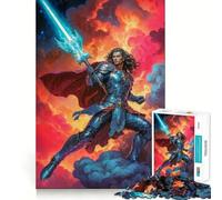 Archangel Michael Jigsaw Puzzles 1000 Pieces for Teenagers Reason Boost Vivid Print Enjoyable Challenge Festive Gift (38x52cm)