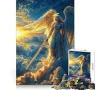 Archangel of Judgement 1000 Piece Jigsaws for Adults Puzzle Unwind Game Sharp Edge Playful Challenge Home Accent (38x26cm)