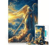 Archangel of Judgement Jigsaw Puzzles 1000 Pieces Logic Game Anxiety Relief Pattern Assemble Art Display (38x52cm)