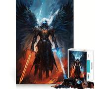 Archangel of Justice 1000 Piece Teenager Puzzles Unwind Game Creative Fun Playful Challenge Xmas Present (50x75cm)