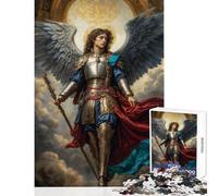 Archangel of The Infinite Light 1000 Piece Jigsaw Puzzles for Adults Improve Overall Mental Performance Mindful Soothing Leisure Game (38x26cm)