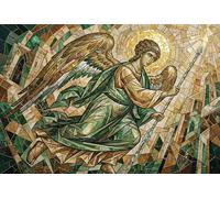 Archangel Raphael 1000 Piece Wooden Jigsaw Puzzle,Adults & Kids 14+,Gift Idea,Stress Relief,Impossible Challenge,Home Wall Decor,Wood,Educational Toy (75x50cm)