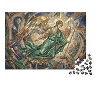 Archangel Raphael 1000 Piece Wooden Jigsaw Puzzle,Impossible Challenge,Stress Relief,Home Wall Decor,Great Gifts,Wood,Adults & Kids 14+,Educational Toy (75x50cm)