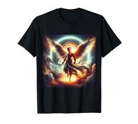 Archangel Raphael Healing Healthcare Workers Christian Print T-Shirt