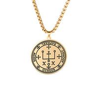 Archangel Raphael Seal Amulet Necklace Supernatural The Patron of Travelers Clear Away Fears Stressors Jewelry Present