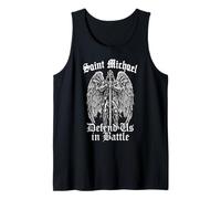 Archangel Saint Michael Defend Us in Battle Tank Top