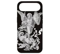 Archangel Saint Michael Fighting the Dragon Catholic Case for iPhone Air