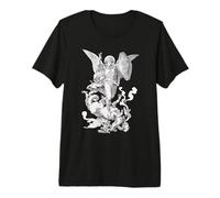 Archangel Saint Michael Fighting The Dragon Catholic Premium T-Shirt