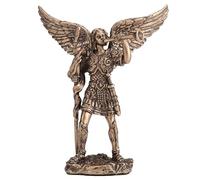 Archangel St. Gabriel Mini Statue with Messenger's Trumpet Statue Sculpture - Perfect Gift !