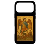 Archangel St. Michael's Battle with the Devil - Orthodox Case for iPhone 17 Pro Max