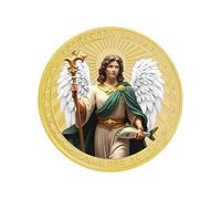 Archangel St. Raphael Healing Prayer Challenge Coin, Christian Religious Prayer Token Protection Medal Faith Spiritual Gift