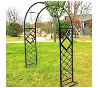 Arche de jardin en métal avec treillis et pergola élégante pour une utilisation intérieure et extérieure. Idéale pour les plantes grimpantes, la décoration de mariages, d'anniversaires et de fêtes.
