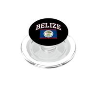 Arched Belize Varsity Typography National Flag PopSockets PopGrip for MagSafe