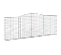 Arched Gabion Basket Stone Basket Gabion Retaining Wall Galvanised Iron vidaXL