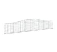 Arched Gabion Basket Stone Basket Gabion Retaining Wall Galvanised Iron vidaXL