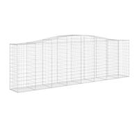 Arched Gabion Basket Stone Basket Gabion Retaining Wall Galvanised Iron vidaXL