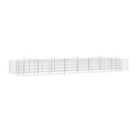 Arched Gabion Raised Bed Gabion Basket Mesh Wire Stone Galvanised Iron vidaXL