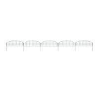 Arched Garden Fence Set 77.3x26 cm Green
