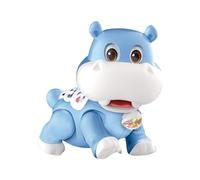 Arched Hippo Musical Toy, Crawling Toys, Sensory Music Sensory Lighting, Sensory Musical Toy, Musical Toy, Game De Ventre Musical Pour Les E