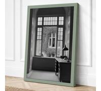 Arched Light Modern Canvas Wall Art Print 36x24 Inch (91 x 61 cm)