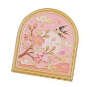 Arched Metal Book Page Clip for Journals, Books, SQ0097 | Raised Nature Artwork, Adds Depth to the Arched Clip Front While It Holds Selected Pages and Paper Items