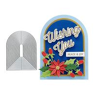 Arched Nesting Essential Arches Metal Die Cuts,Spring Love Wedding Door Frame Cutting Dies Cut Stencils for DIY Embossing Photo Decorative Paper Dies Scrapbooking Card Making