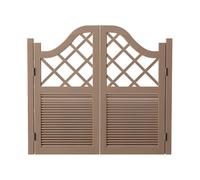 Arched Top Saloon Doors with Hinges, Interior Wood Cafe Door, Auto Close 2-Way Open Half Doors for Kitchen, Stairs, Bathroom, Bar(150x100cm(59.1x39.4in))