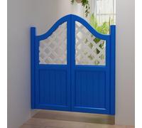 Arched Top Swinging Cafe Doors Pine Wood Sa Half Door with Metal Hins Double Act Interior Partit Easy Install 130x170cm (47.2x47.2in)