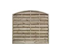 Arched Wooden Garden Fence Panel - Durable Outdoor Privacy Screen for Garden and Yard (180 cm Long x 180 cm Wide)