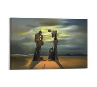 Archeological Reminiscence Millet's Angelus Salvador Dali Poster Poster Print Art Wall Painting Canvas Posters Modern Bedroom Decor 08x12inch(20x30cm)