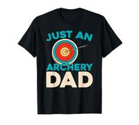 Archer Bow Arrow - Bowman Target Just an Archery Dad T-Shirt