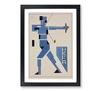 Archer by Theo Van Doesburg Framed Print | A2 Black Framed Wall Art | Ready to Hang | Modern Nature Picture | Living Room Bedroom Lounge Office