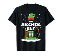 Archer Elf Matching Group Family Holiday Christmas Costume T-Shirt
