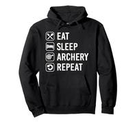 Archer Lifestyle Gift - Eat Sleep Archery Pullover Hoodie