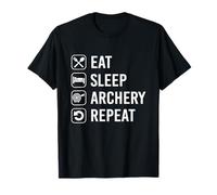 Archer Lifestyle Gift - Eat Sleep Archery T-Shirt