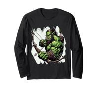 Archer Orc Warrior Orcs Costume Fantasy Creature Long Sleeve T-Shirt