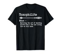 Archer Toxopholite Definition Archery Arrow Bow Hunter Gift T-Shirt