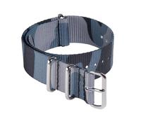 Archer Watch Straps - Classic Nylon NATO Watch Bands (Blue Camo, 20mm)