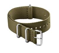 Archer Watch Straps - Classic Nylon NATO Watch Bands (Olive, 18mm)