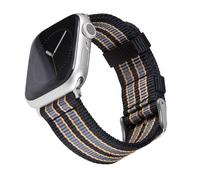 Archer Watch Straps - Premium Nylon Straps for Apple Watch (Black/Gray/Gold, Stainless, 40/41/42mm)