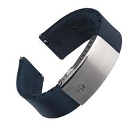 Archer Watch Straps - Quick Release Custom Fit Silicone Watch Strap (Midnight Blue, 20mm)