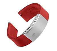 Archer Watch Straps - Quick Release Custom Fit Silicone Watch Strap (Venetian Red, 20mm)