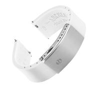 Archer Watch Straps - Quick Release Custom Fit Silicone Watch Strap (White, 20mm)
