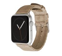 Archer Watch Straps - Seat Belt Nylon Straps for Apple Watch (Khaki, Stainless, 40/41/42mm)