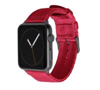 Archer Watch Straps - Seat Belt Nylon Straps for Apple Watch (Red, Space Gray, 44/45/46/49mm)