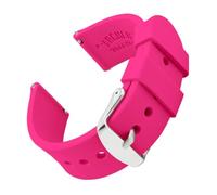 Archer Watch Straps - Soft Silicone Quick Release Watch Bands (Electric Pink, 22mm)