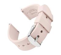 Archer Watch Straps - Soft Silicone Quick Release Watch Bands (Pale Rose, 21mm)