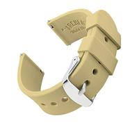 Archer Watch Straps - Soft Silicone Quick Release Watch Bands (Sand, 22mm)