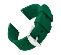 Archer Watch Straps - Soft Silicone Quick Release Watch Bands (Shamrock Green, 20mm)